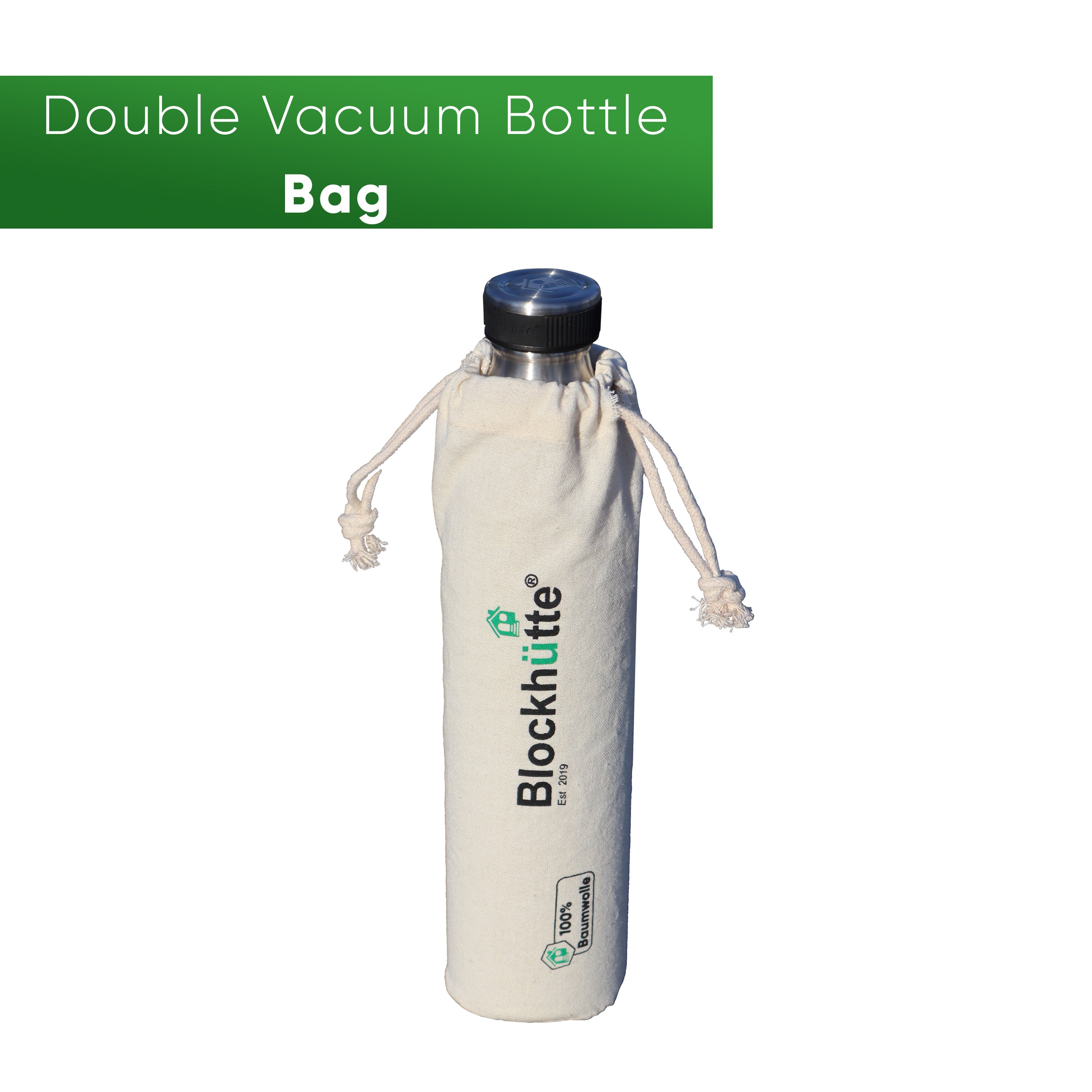 Double Vacuum Insulated Water Bottle - Bag