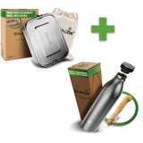 Everyday Bundle - Stainless Steel Lunch Box & Double Vacuum Insulated Water Bottle - blockhuette