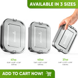 Foodie Bundle - Stainless Steel Lunch Box & Insulated Food Jar - blockhuette