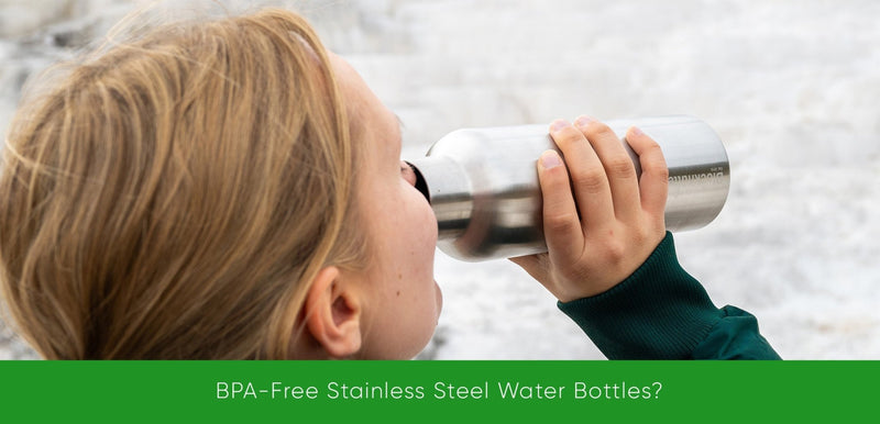 BPA-free Water Bottle Stainless Steel - Blockhütte US