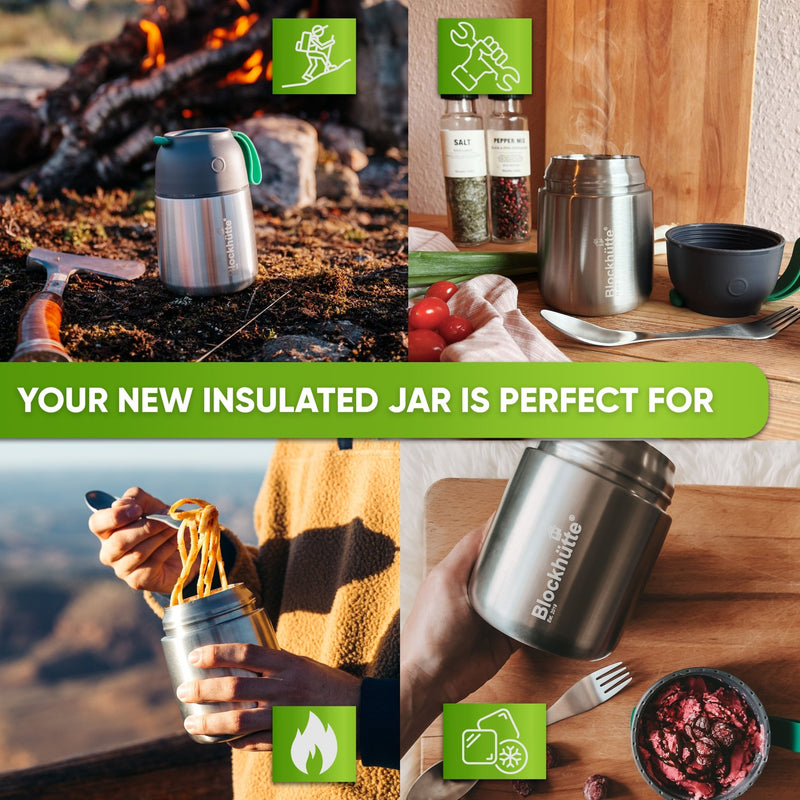 Custom Engraving for the Insulated Food Jar - Blockhütte US