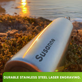Custom Engraving for the Stainless Steel Water Bottle - blockhuette