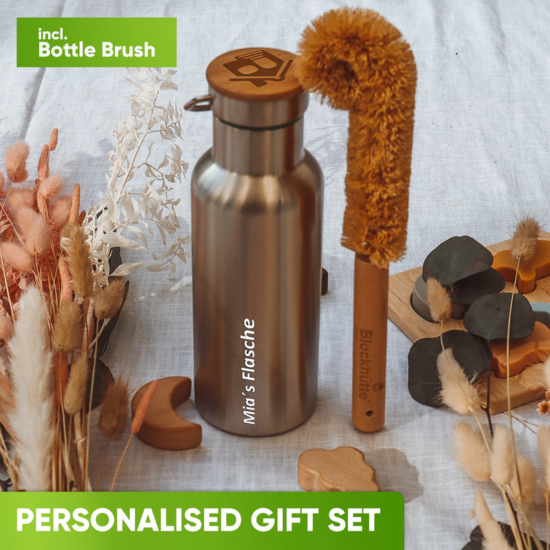 Custom Engraving for the Stainless Steel Water Bottle - blockhuette
