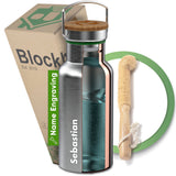 Custom Engraving for the Stainless Steel Water Bottle - blockhuette