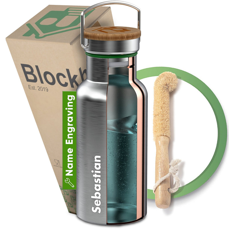 Custom Engraving for the Stainless Steel Water Bottle - blockhuette