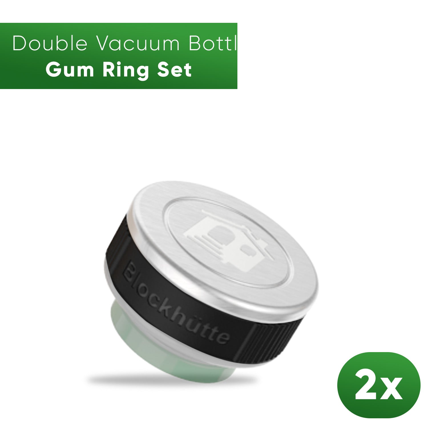 Double Vacuum Insulated Water Bottle - Gum Ring - blockhuette
