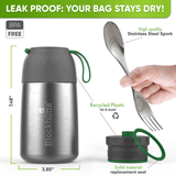 Foodie Bundle - Stainless Steel Lunch Box & Insulated Food Jar - blockhuette