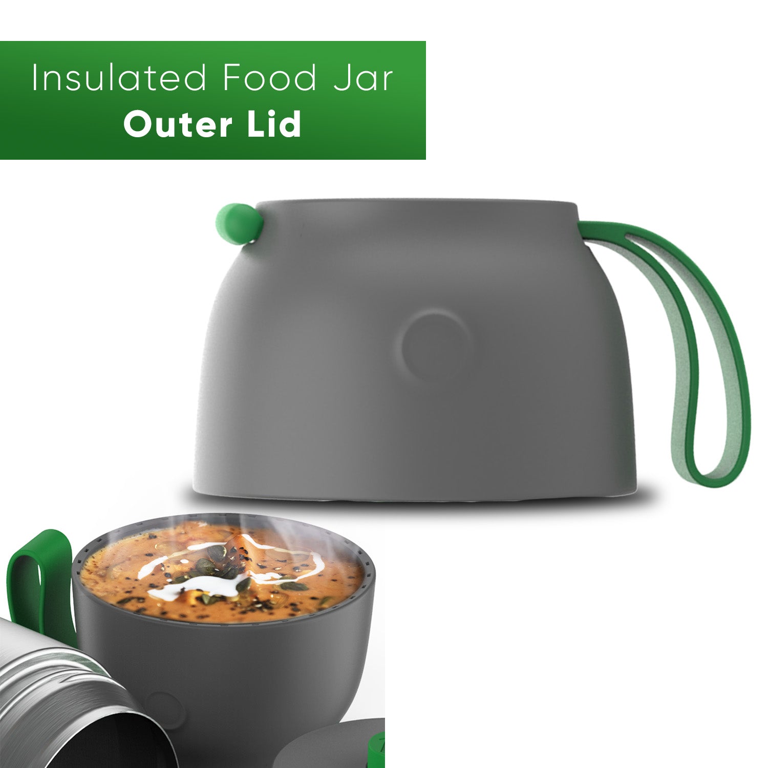 Insulated Food Jar - Outer Lid - blockhuette