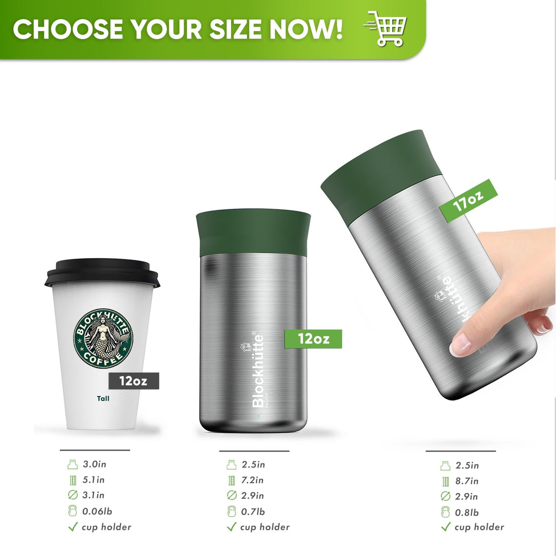 Stainless Steel Insulated Travel Mug