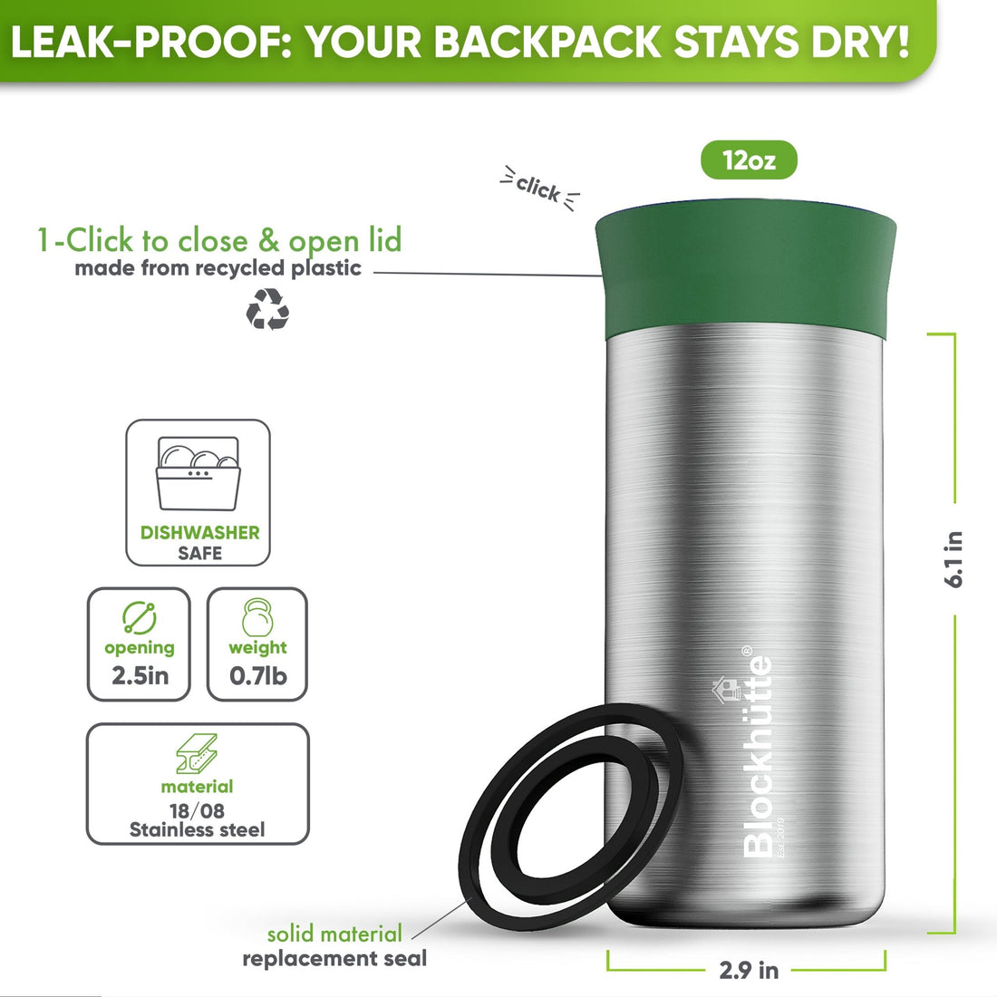 Stainless Steel Insulated Travel Mug