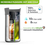Stainless Steel insulated Travel Mug for Coffee & Tea - Blockhütte US