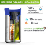 Stainless Steel insulated Travel Mug for Coffee & Tea - Blockhütte US