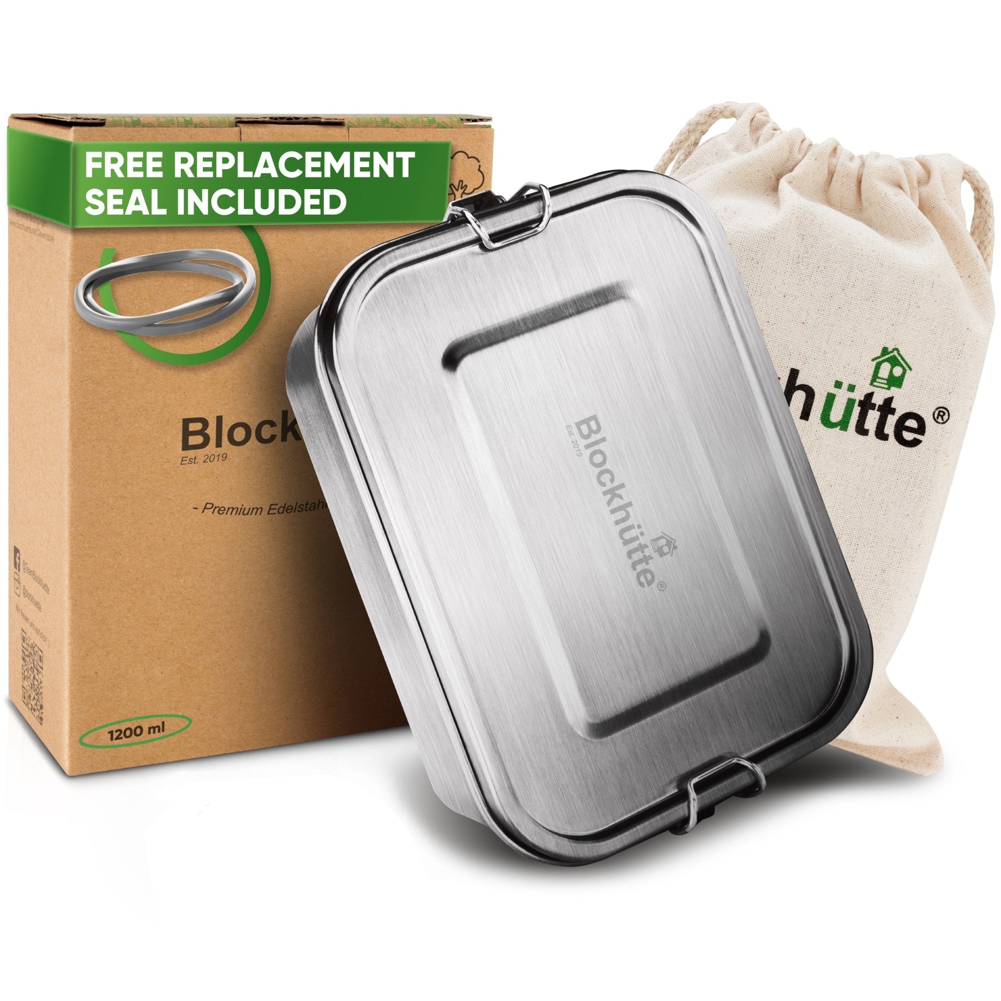 Stainless Steel Lunch Box - blockhuette