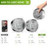 Stainless Steel Salad Bowl with Lid - Blockhütte US