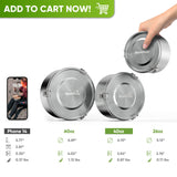 Stainless Steel Salad Bowl with Lid - Blockhütte US