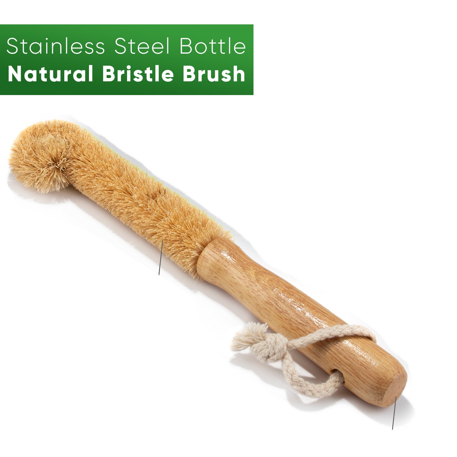 Stainless Steel Water Bottle - Brush - blockhuette