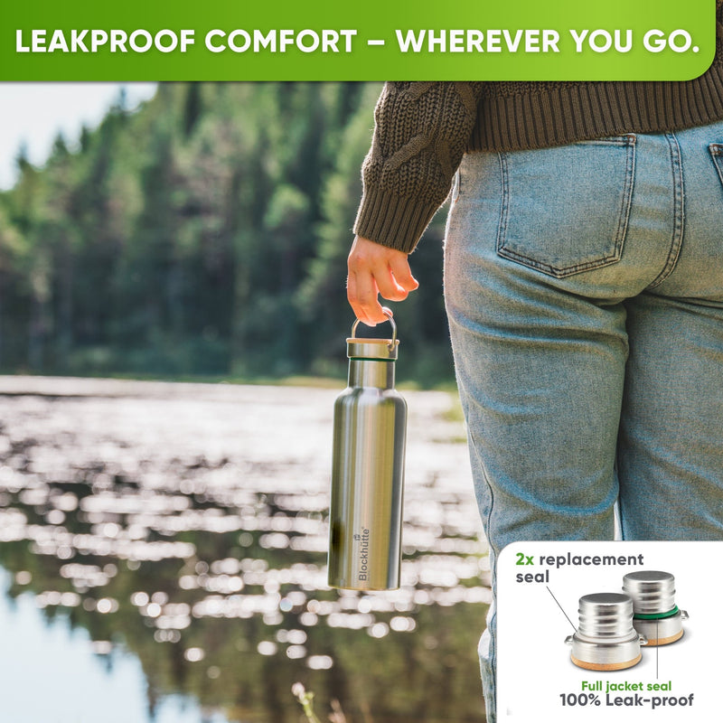 Vacuum Insulated Stainless Steel Water Bottle - Blockhütte US