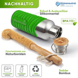 Premium Insulated Stainless Steel Water Bottle with Silicon Coating - blockhuette